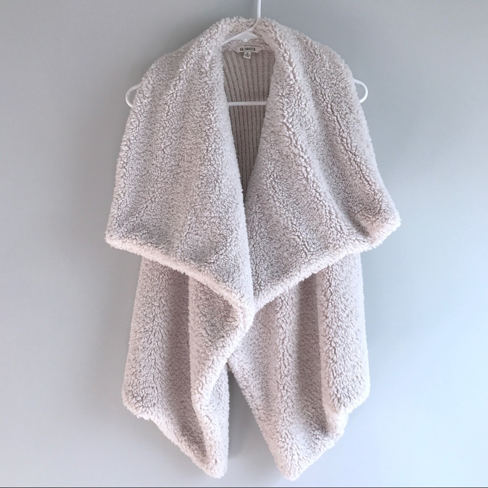 BB Dakota Sherpa Sweater Vest.